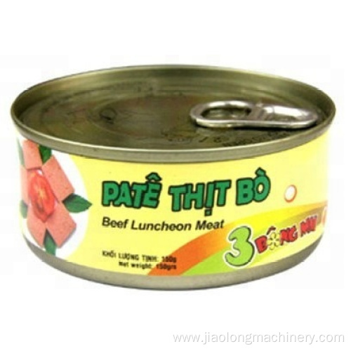 price tuna can luncheon meat cans making production line for food tin can packing